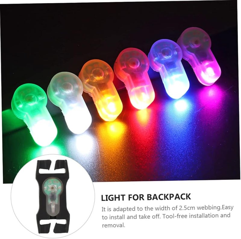 HANABASS 3 قطع حزام أمان عاكس مصباح حقيبة ظهر تشغيل ليلي خفيف الوزن أساسي - Image 5